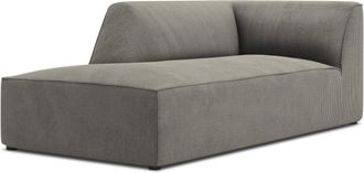 BLOOMINGLOFT Chaiselongue Sao 181 x 93 cm, mit Cordbezug - Armlehne rechts