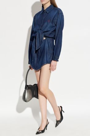 Diesel Denim Dress DE-SUSAN-D, Womens, Navy Blue