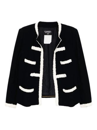 Chanel Giacca in tweed 1990-2000 - Blu