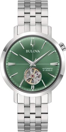 Bulova 96A319 - Aerojet Automatisch 38 mm - Dames - Horloges - Groen - ONE Size - Accessoires