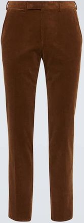 Ermenegildo Zegna Cotton and cashmere corduroy slim pants