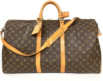Louis Vuitton Black Monogram Canvas Boston Bag (Pre-Owned)