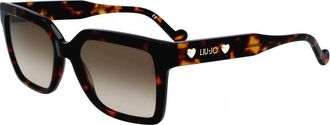 Liu Jo Lj 771S Zonnebril - Dames - Zonnebrillen - Bruin - 53 MM - Accessoires