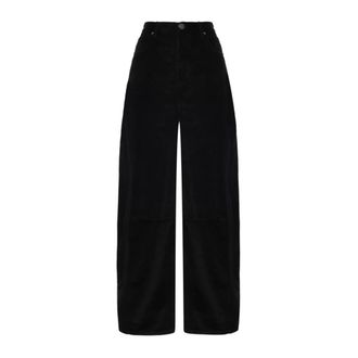 Pinko Pinko - Wijde broek - Dames - Broeken - Zwart - Maat: W25
