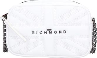 John Richmond Tassen, Dames, Wit, ONE Size, Leer, Crossbodytas