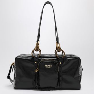 Prada Medium black leather Dangle bag