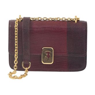 Trussardi Tracolla Lizard - Bags - Mujer - Rojo - ONE SIZE