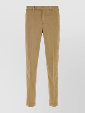 Pantaloni Torino stretch cotton tailored trousers belt loops pockets