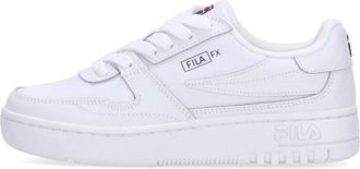Fila Witte Lage Eco-Leren Sneaker - Dames - Sneakers - Wit - 41 EU - Leer - Schoenen