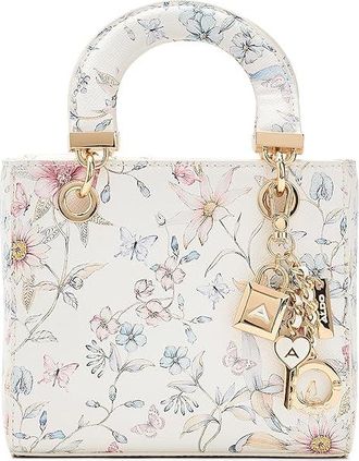 Aldo Florensee Satchel Womens Handbags Floral, Polyurethane