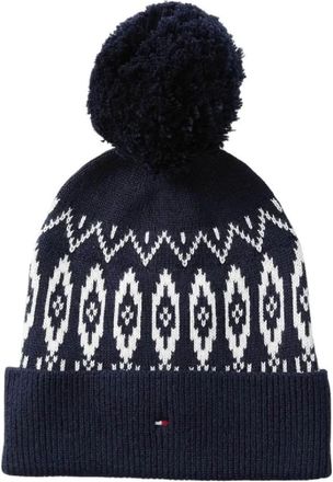 Tommy Hilfiger Accessories, male, Blue, S/M, Fair Isle Beanie