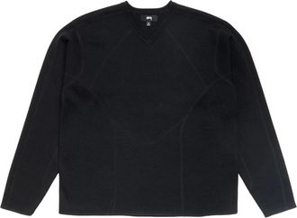 St&uuml;ssy Wave Knit Sweater Black 117312-BLAC