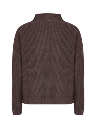Herno Mixed-Stitch Wool Sweater - Brown