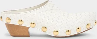 Bottega Veneta Gondola Intrecciato Leather Clog Mules