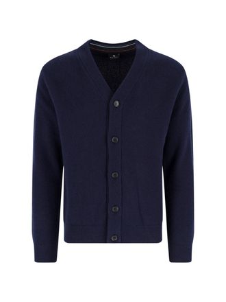 Paul Smith Cardigan In Lana Merino