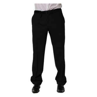 Dolce & Gabbana Heren, Broeken, Zwart, Maat: 2XL Zijde