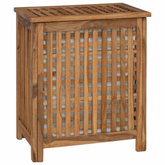 vidaXL Cesta De Lavander&iacute;a Natural 50 X 35 X 60 Cm Vidaxl