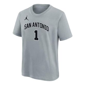Nike (GS) Nike San Antonio Spurs T-Shirt Flat Silver 7HDC4S26SPUVW-NEY
