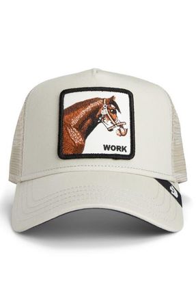 Goorin Brothers Work Horse Embroidered Patch Trucker Hat in Scout at Nordstrom