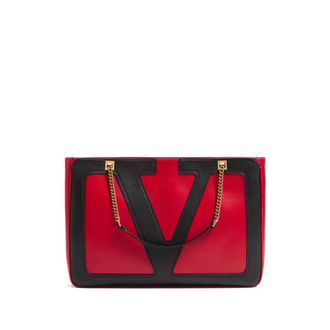 Valentino Garavani Medium Viva Superstar Leather Tote Bag