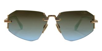 Cazal 9509 002 Womens Sunglasses Gold Size 57