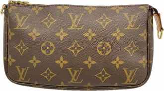 Louis Vuitton Brown Pouch (Pre-Owned)
