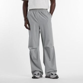 New Balance Mens Elusive Shell Pant in Grey Polywoven, size X-Large