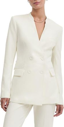 Favorite Daughter The Celeste Double Breasted Blazer in Ivory at Nordstrom, Size X-Small