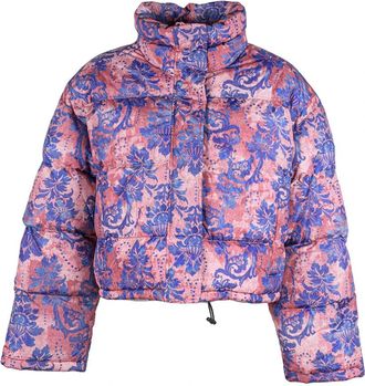 Versace Jeans Couture Tapestry Couture Puffer Jacket - Dames - Winterjassen - Veelkleurig - S - Polyester - Jassen