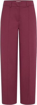 Ichi Ichi - Wijde broek - Dames - Broeken - Bruin - Maat: M