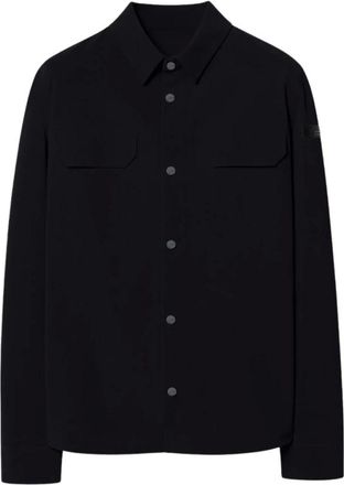 Roberto Ricci Design Surflex Winter Light Overshirt Soft Jkt - Heren - Overhemden - Zwart - Maat: L Polyamide