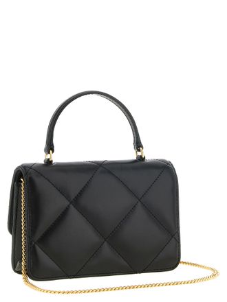 Tory Burch Leather Crossbody Bag - Black