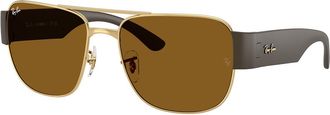 Ray-Ban RB3756 001/33 Mens Sunglasses Gold Size 56