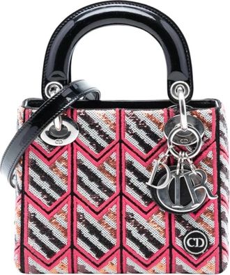 Dior Pre-owned Embellished Top Handle Bag - Dames - Vintage Mini Tas - Roze - ONE Size - Vintage