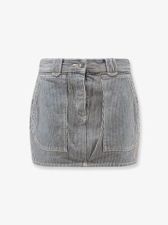 Isabel Marant Gonna Estera in cotone con motivo a righe - MARANT ETOILE - gender_Woman