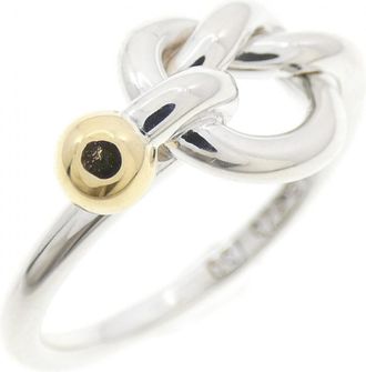 Tiffany & Co. Yellow Gold (18K) Silver 925 Band Ring (Pre-Owned)