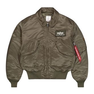 Alpha Industries CWU 45 Jas - Heren - Bomber jackets - Groen - XL - Polyester - Jassen