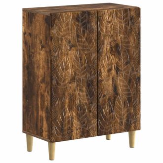 vidaXL Armario De Almacenamiento Para Ba&ntilde;o Delft Roble Ahumado Vidaxl