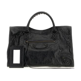 Balenciaga Le City Medium Bag - female - Balenciaga - Handbags - Black - ONE SIZE - Bags