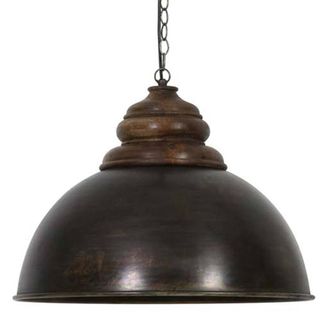 Light & Living L&aacute;mpara Colgante - Leia - Negro - Metal - &Oslash; 52cm - Light&living