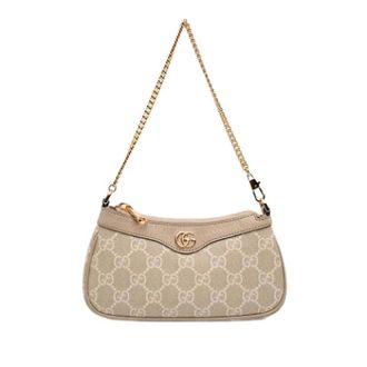 Gucci Pre-owned Mini Bags, female, Beige, Size: ONE SIZE Pre-owned Vintage Mini Shoulder Bag