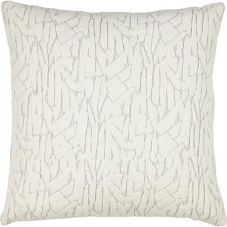 Elaine Smith Synchronize Dimensional Chenille Ivory Indoor & Outdoor Woven Accent Pillow at Nordstrom, Size 20X20