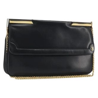 Bally Pre-owned Shoulder Bag - Dames - Pre-owned - Zwart - Maat: ONE Size Leer