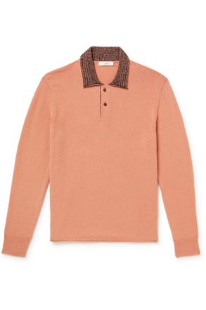 Mr P. Cashmere-Blend Polo Shirt