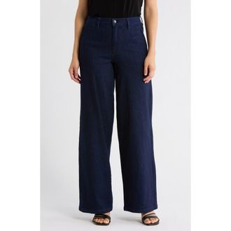 DKNY High Waist Wide Leg Jeans in Lexington at Nordstrom Rack, Size 31