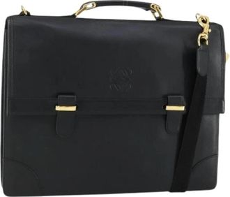 Loewe Pre-owned Leren Handtas - Dames - Vintage Handtas - Zwart - ONE Size - Leer - Vintage