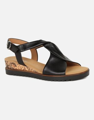 Gabor Womens Rich Womens Sandals - Black - Size: 6.5