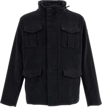 Roberto Ricci Design Moleskin Deta Duck Field Jacket - Heren - Zomerjassen - Zwart - M - Katoen - Jassen