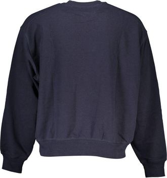 Tommy Hilfiger Mens Classic Fit Crew Neck Sweatshirt - Navy Cotton - Size X-Large