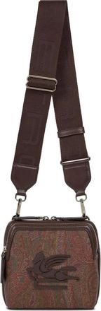 Etro Crossbodytas met paisley-print - Bruin
